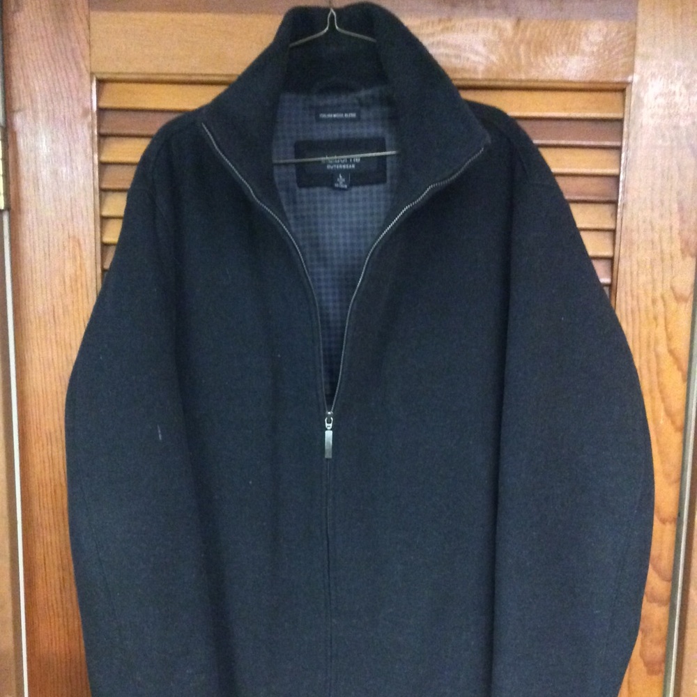 Claiborne Men’s L black wool coat